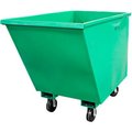 Valley Craft Valley CraftÂ EZ Dump Auto-Lock Steel Mobile Hopper 1/2 Cu. Yd. Cap, 2000 Lb. Cap, Green F89679